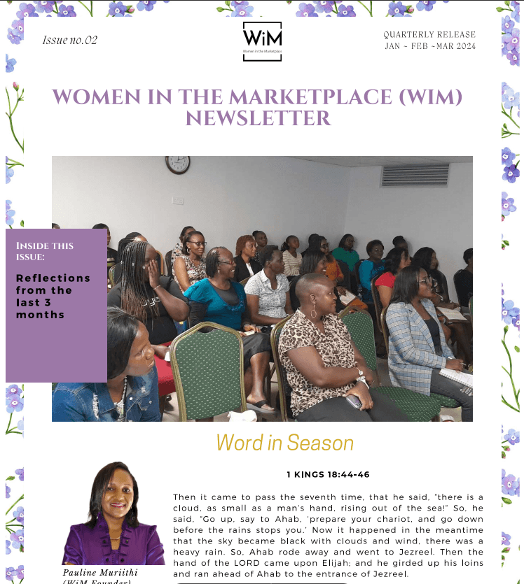Issue No. 2: WIM Newsletter