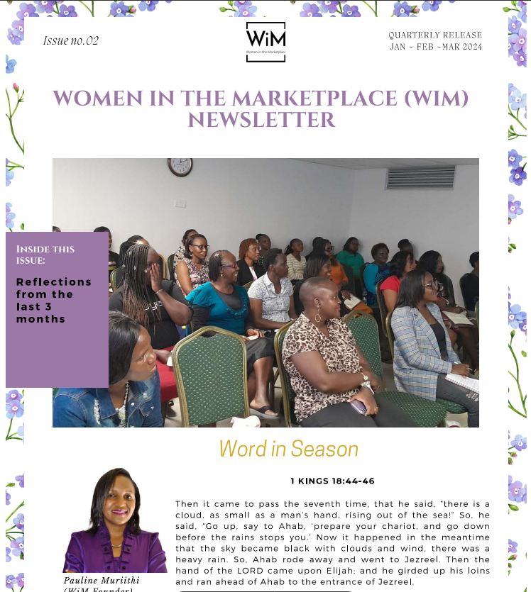 Issue No. 2: WIM Newsletter
